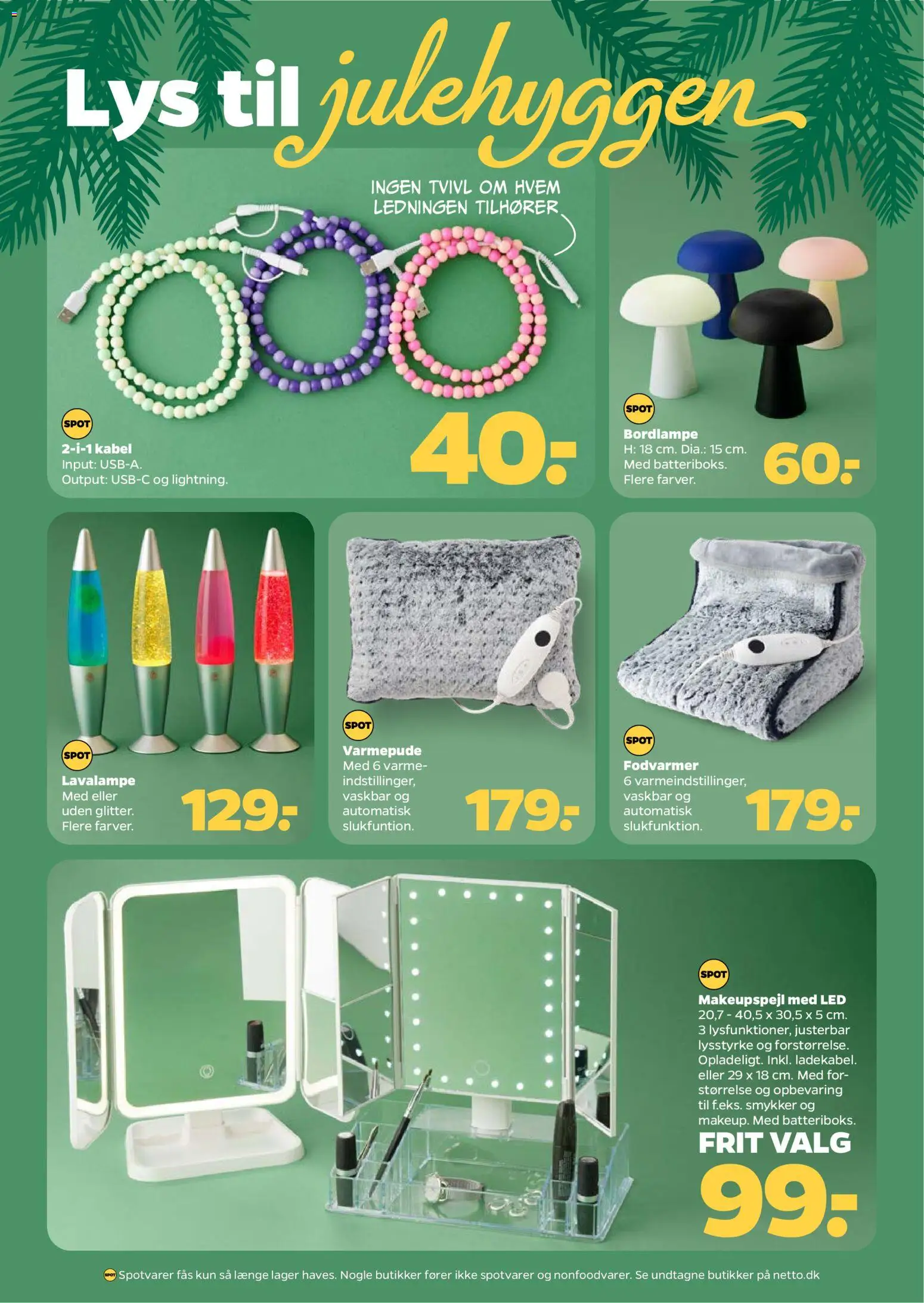 Netto tilbudsavis – gyldig fra 22.11.2025 | Side: 42 | Produkter: Makeup, Kabel