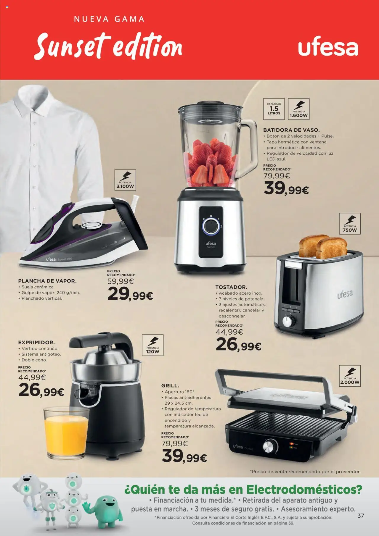 Hipercor catálogo │ válido desde el 11.09.2025 | Página: 42 | Productos: Té, Plancha, Batidora