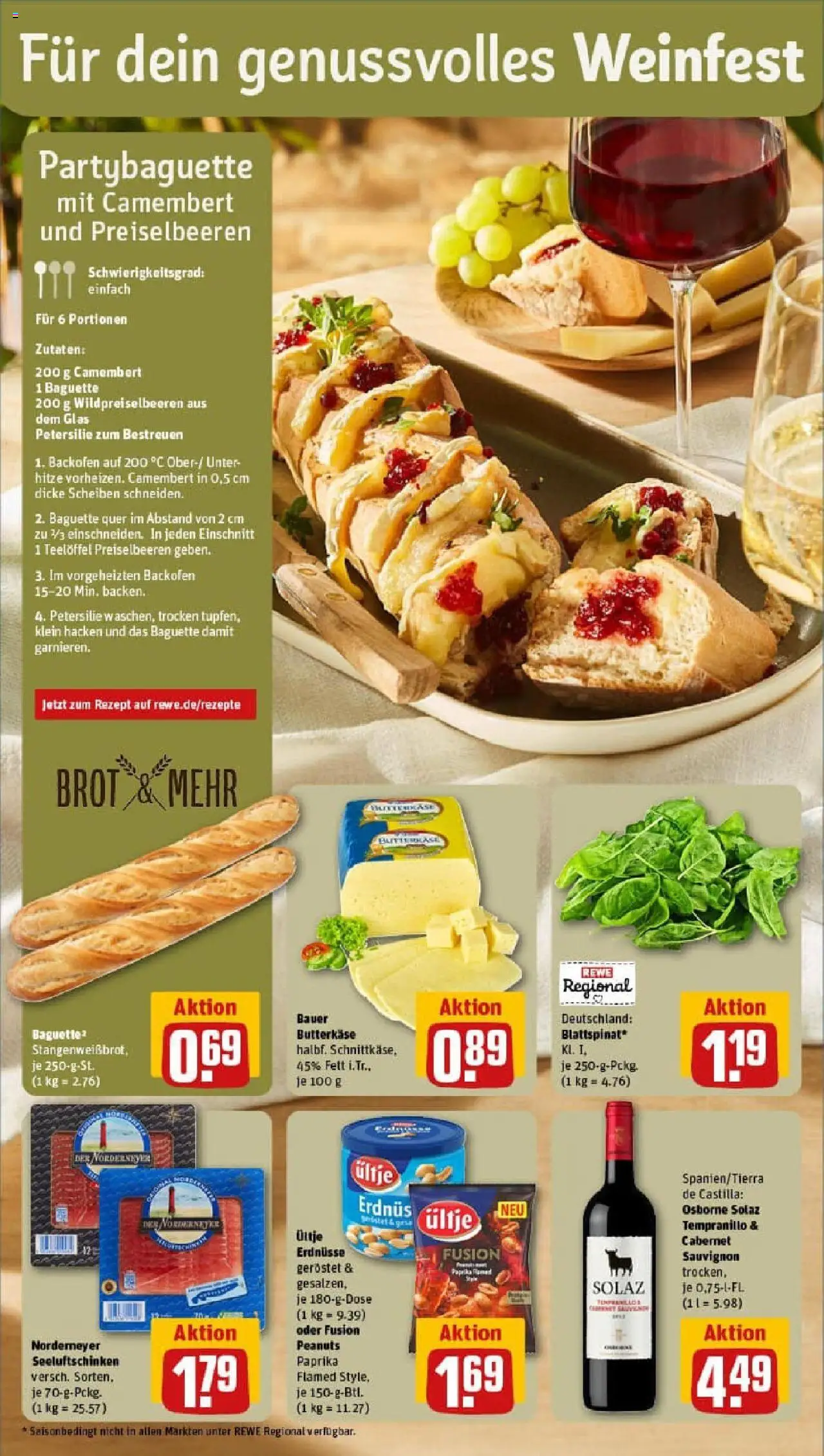 Rewe prospekt Münster / Geist	 – gültig ab 06.10.2025 | Seite: 4 | Produkte: Ultje erdnusse, Erdnüsse, Paprika, Backofen