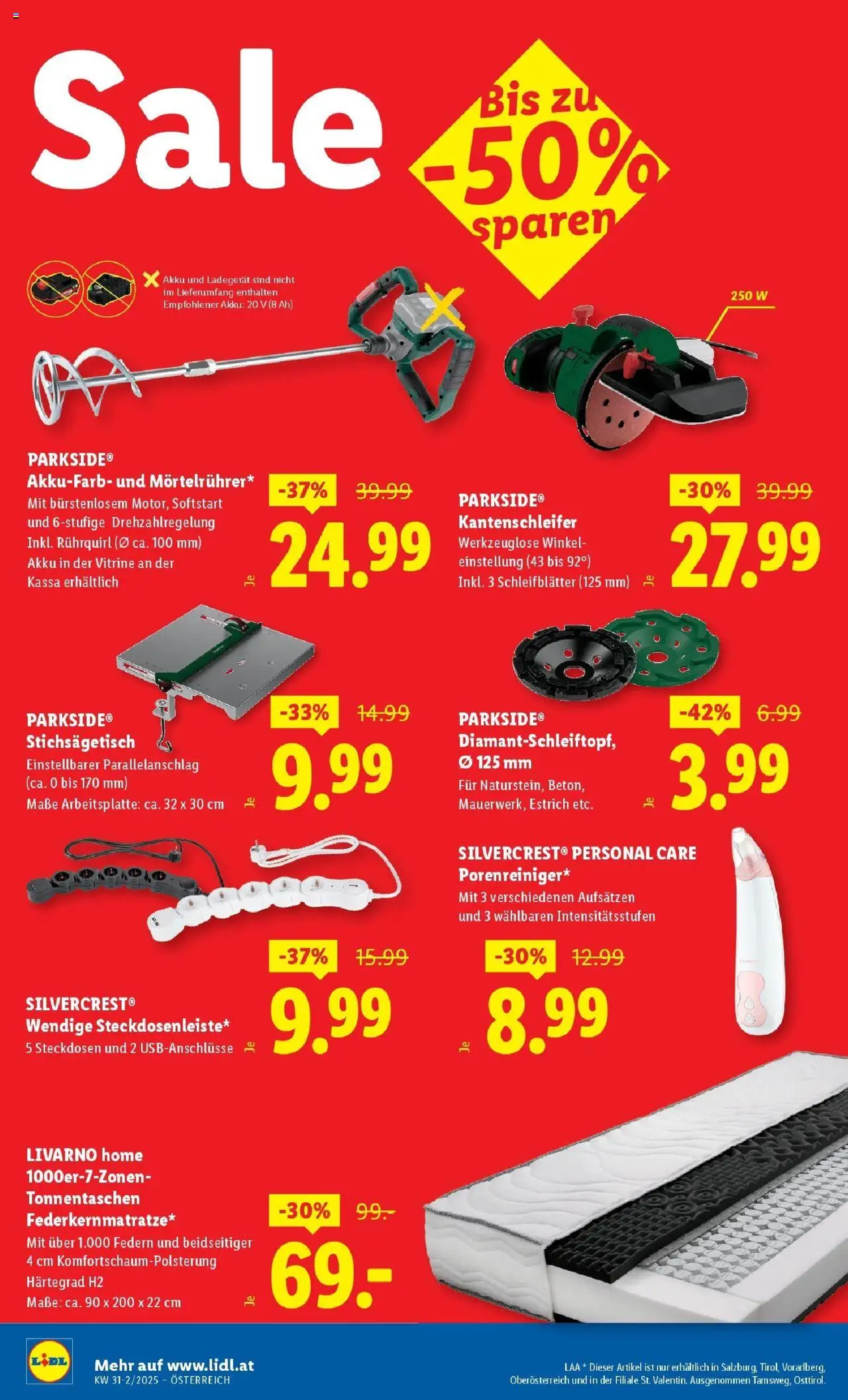 Lidl Flugblatt - Salzburg, Dornbirn, Jenbach gültig ab 31.07.2025 | Seite: 16