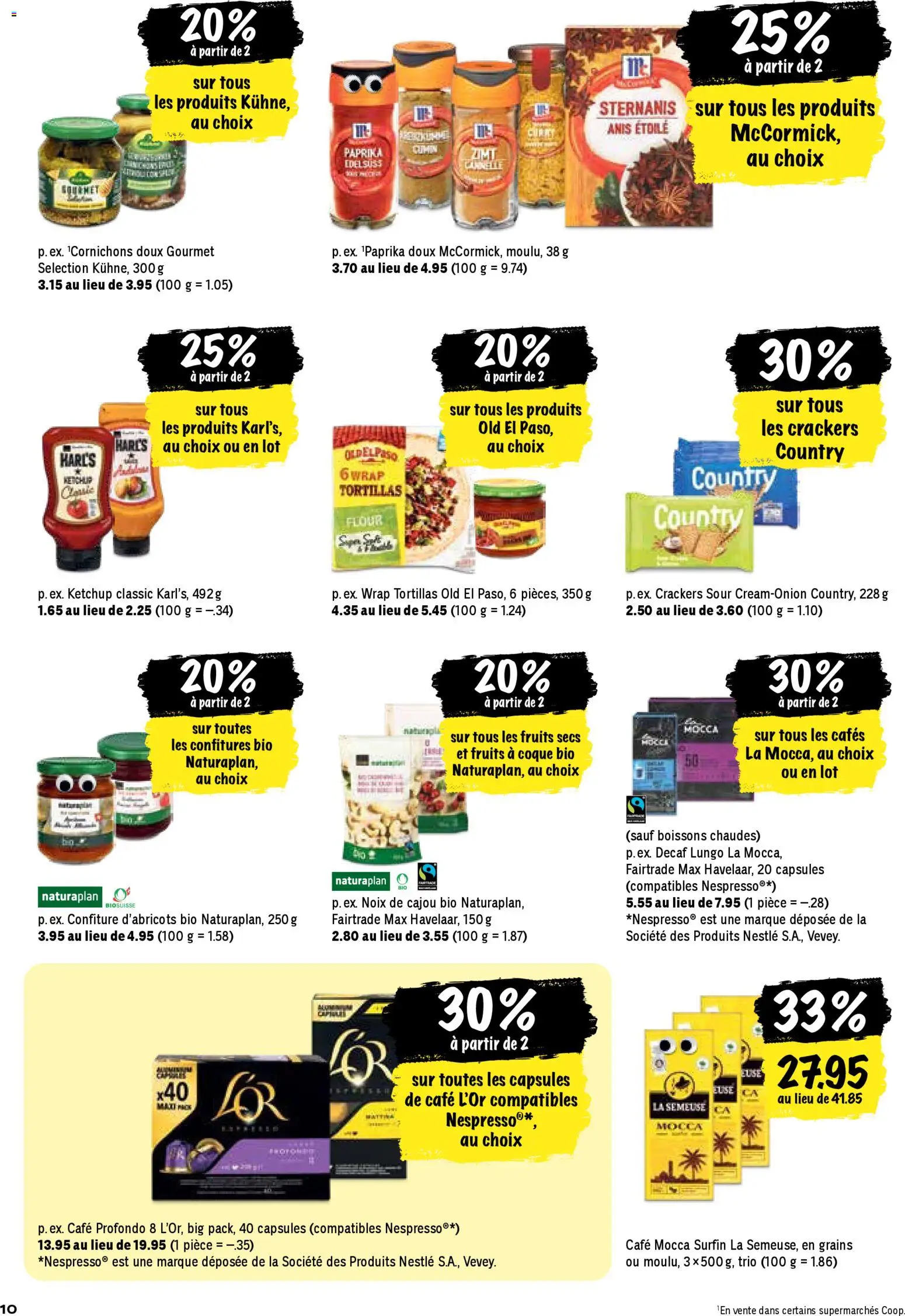 Coop - Les actions de la semaine – gültig ab 22.12.2025 | Seite: 10 | Produkte: Ketchup