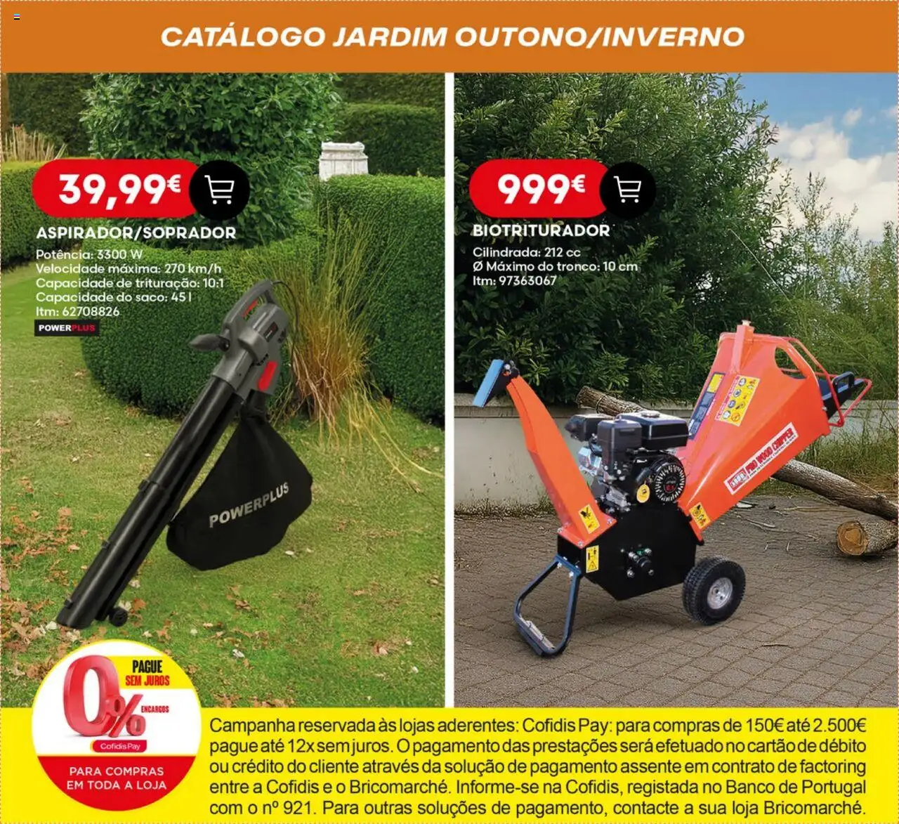 BricoMarché - Catálogo Jardim Outono Inverno │ válido de 02.10.2025 | Página: 24 | Produtos: Banco