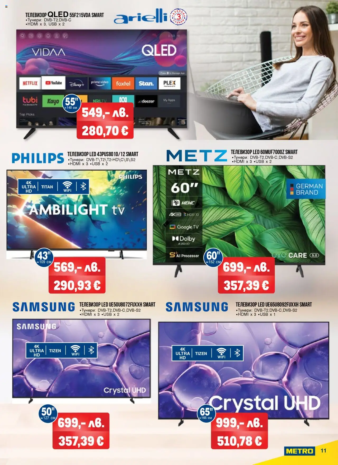  | Страница: 11 | Продукти: Телевизор, USB