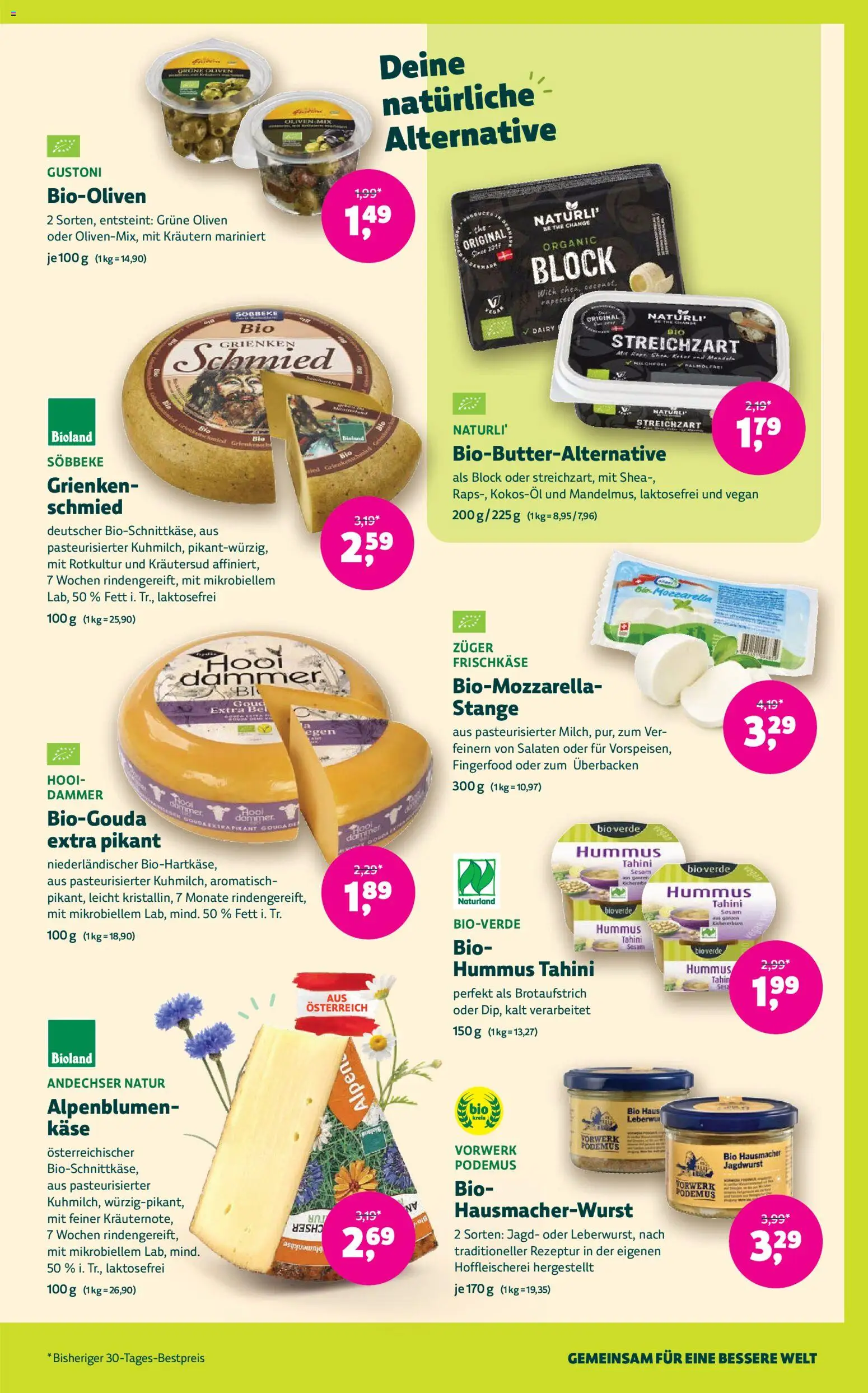 Denns BioMarkt Angebote gültig ab 08.04.2026 | Seite: 7 | Produkte: Szeder, Käse