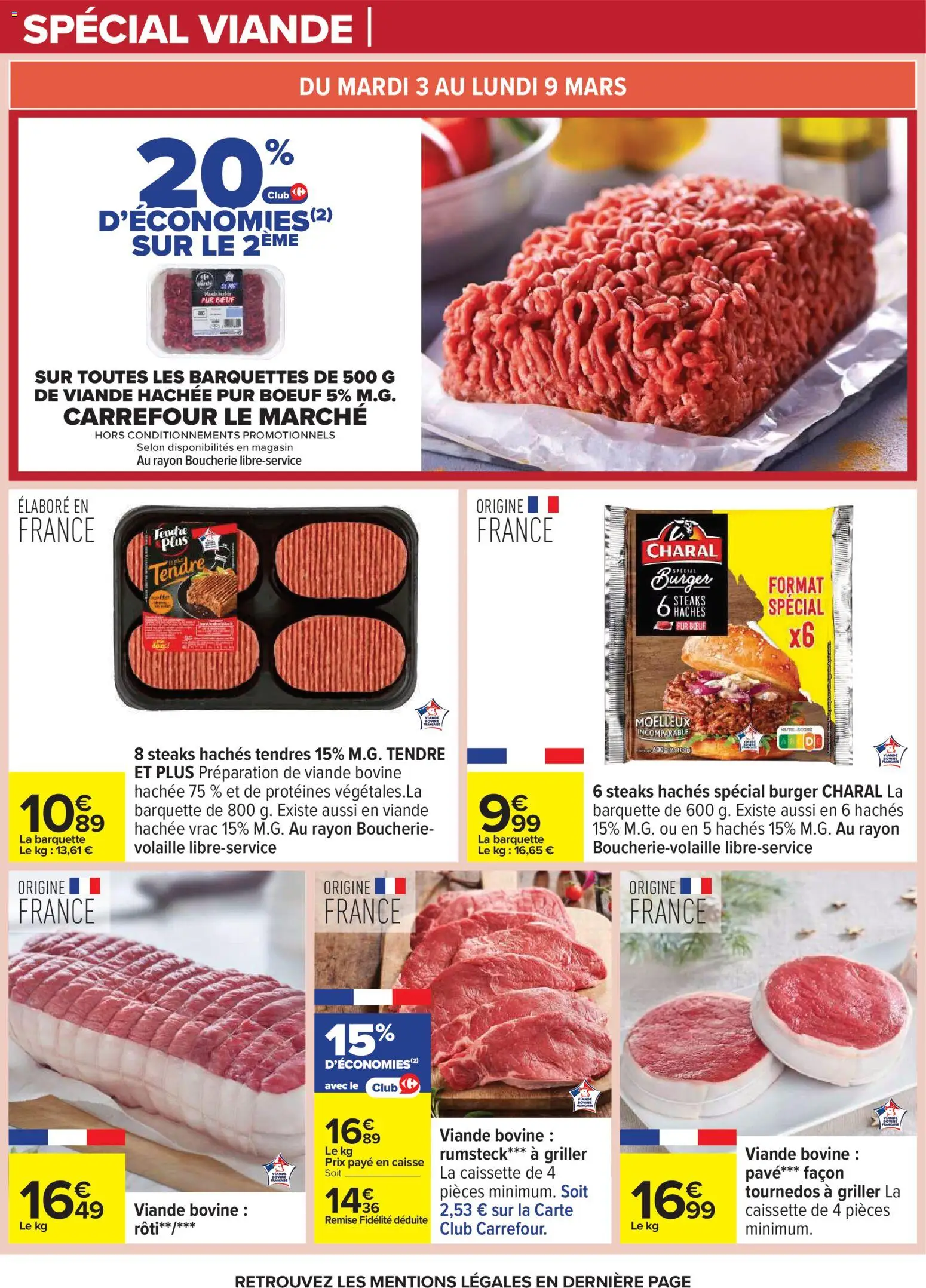 {H1} | Page: 28 | Produits: Volaille, Viande, Tournedos, Viande bovine