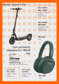 Vista previa Orange ofertas válido desde el 25.09.2025 | Página: 5 | Productos: Auriculares