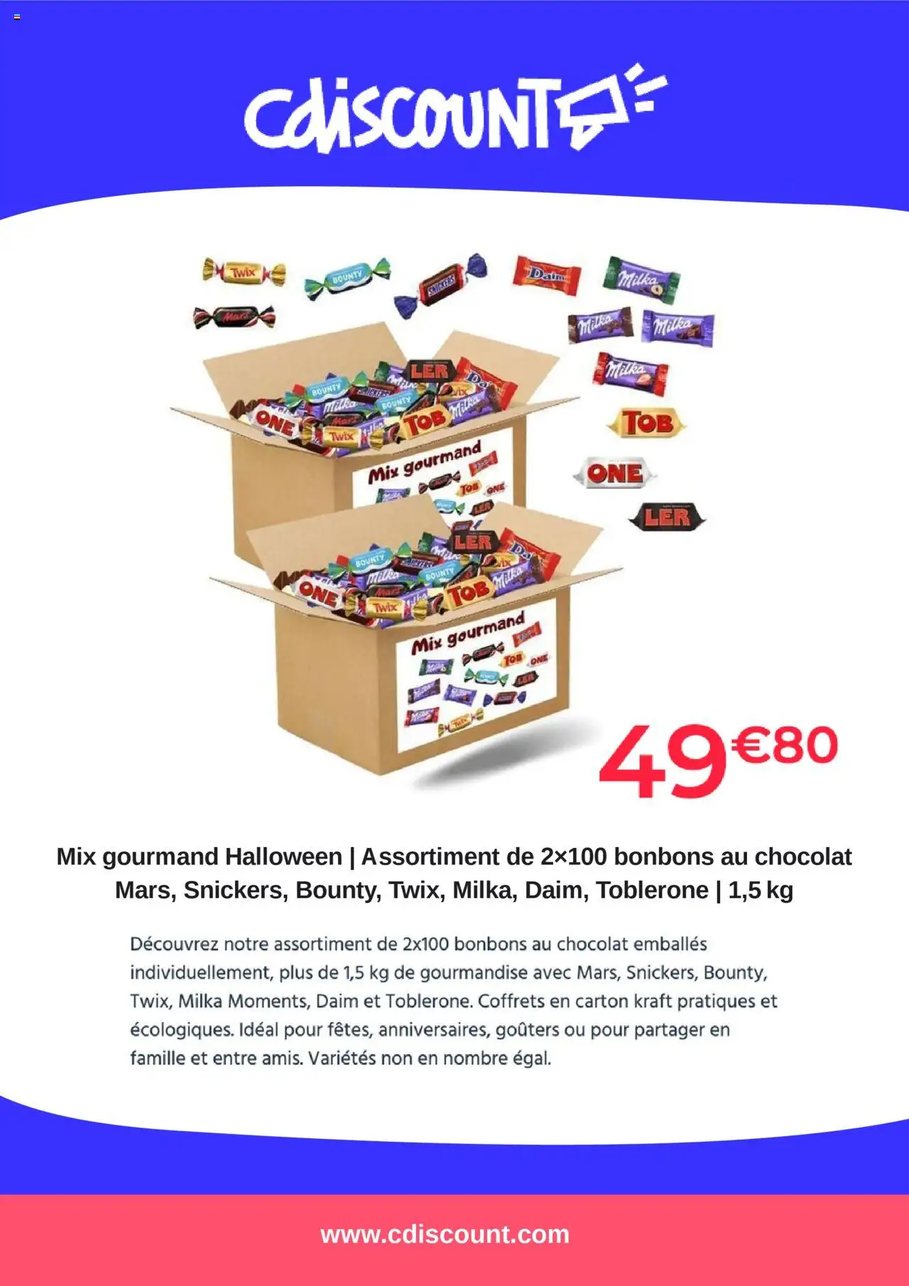 {H1} | Page: 3 | Produits: Toblerone, Chocolat, Bonbons