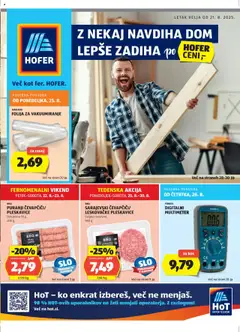 Katalog Hofer - Pregled kataloga iz trgovine Hofer SI, vrijedi od 21.08.2025