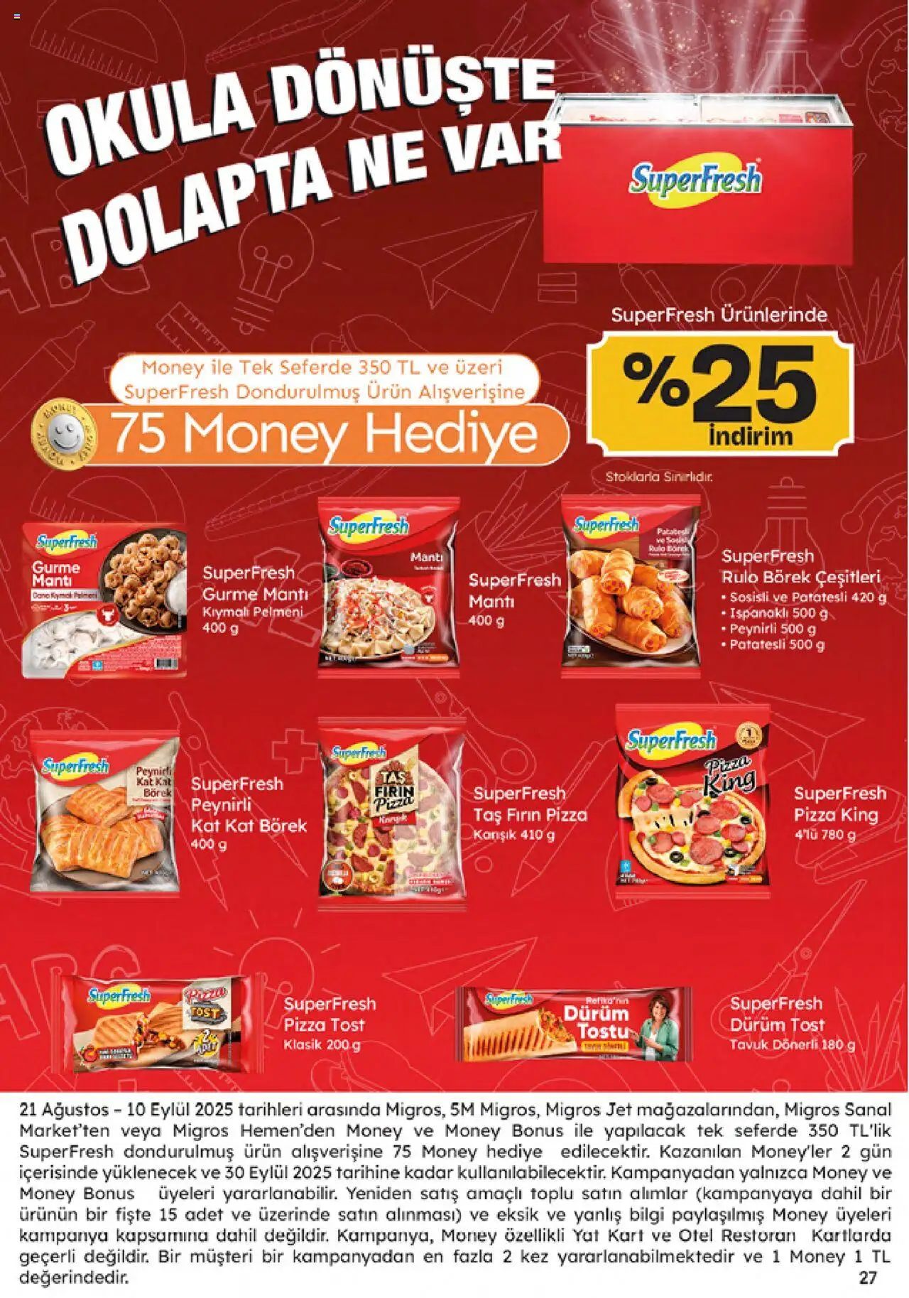Migros Katalog - 5M Migroskop Dijital - 21.08.2025 tarihinden itibaren geçerlidir | Sayfa: 90 | Ürünler: Pizza, Fırın