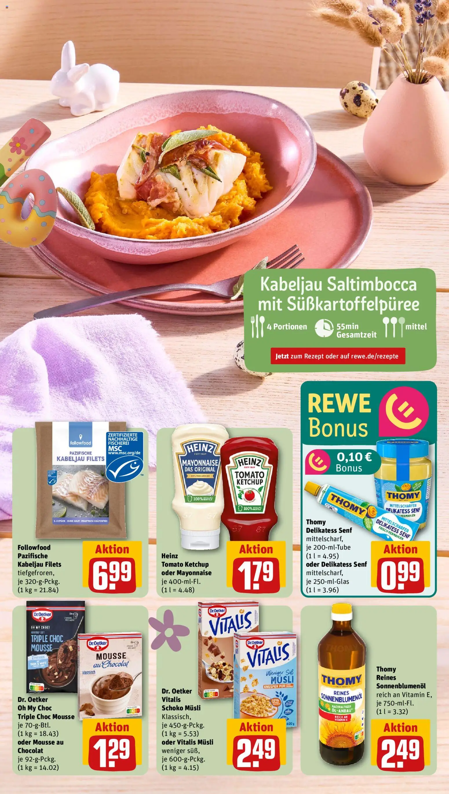 Rewe Prospekt 	 – gültig ab 30.03.2026 | Seite: 7 | Produkte: Musli, Sonnenblumenol, Mayonnaise, Ketchup