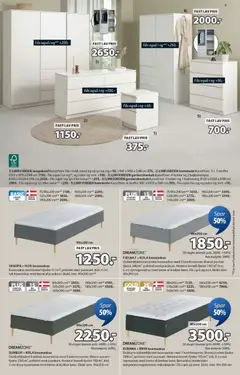 JYSK - Tilbudsavis gyldig fra 27.02.2026 | Side: 9 | Produkter: Kommode, Sengebord