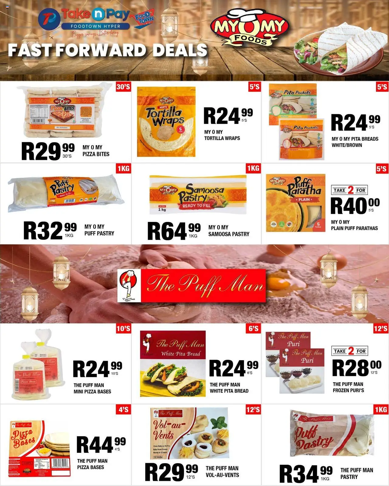New Take n Pay catalogue – valid from 06.10.2025 | Page: 4 | Products: Oven, Bread, Pizza