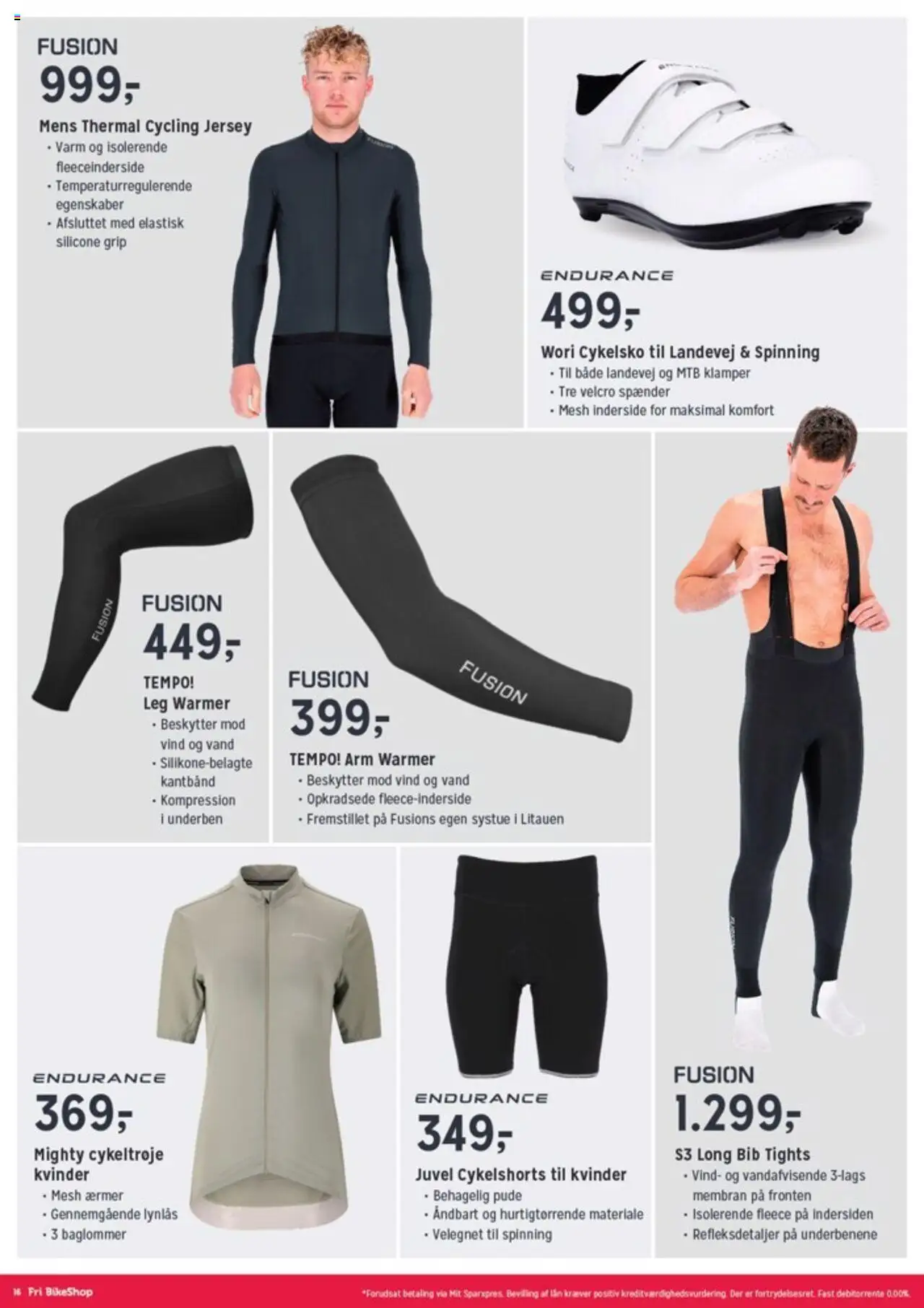 Fri BikeShop tilbudsavis – gyldig fra 11.09.2025 | Side: 16 | Produkter: Pude, Tights