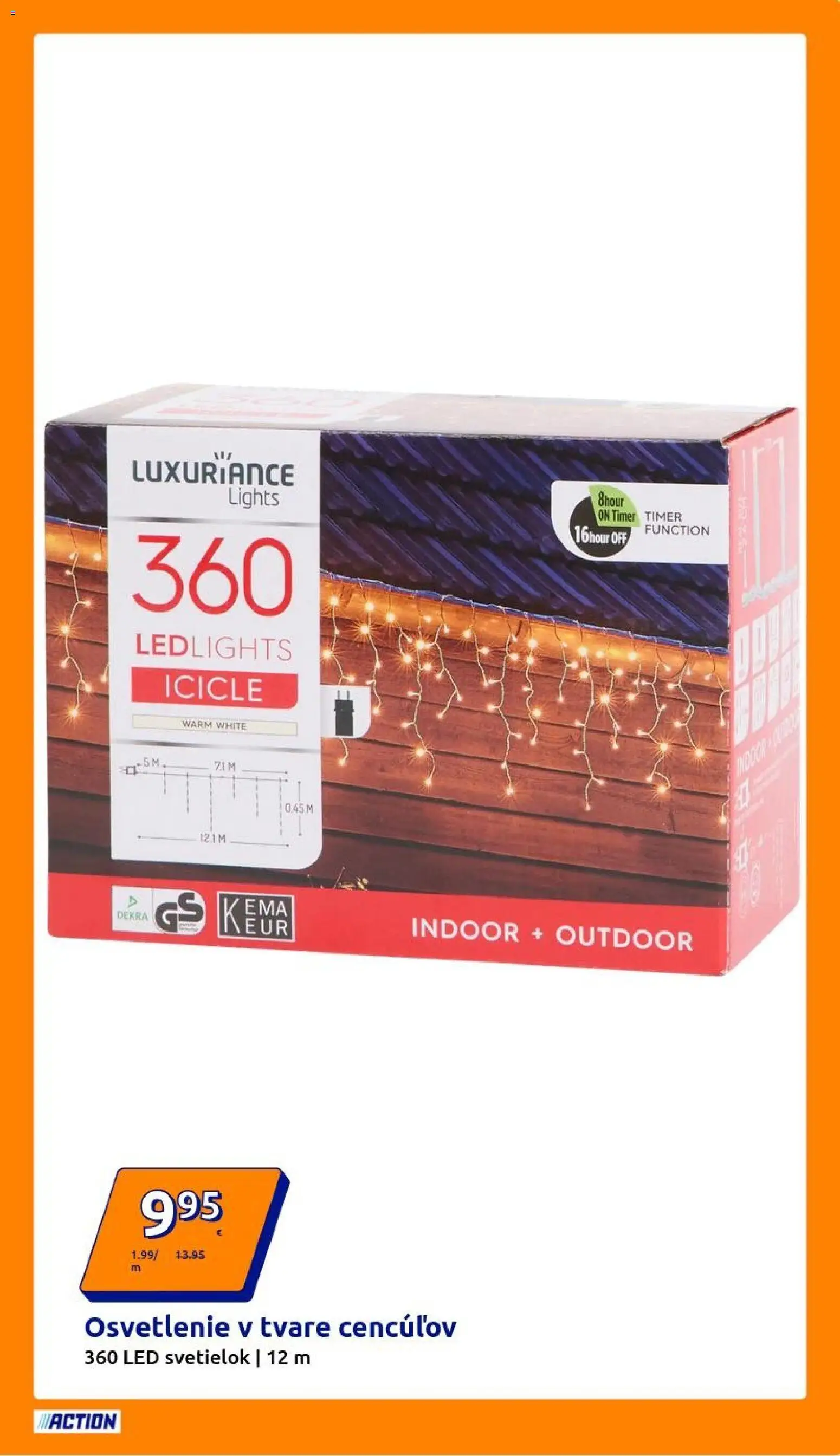 Nové Action akcie – leták je platný od 17.12.2025 | Strana: 3 | Produkty: Osvetlenie, Led