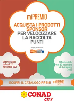 Anteprima del volantino Conad City Mi Premio Piemonte catalogo valido a partire dal 06.11.2025