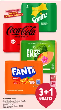 Fanta orange, Fanta orange in 6 x 33 cl cans. - Voorbeeld van een folder van Delhaize, geldig van 26.02.2026 | Pagina: 30