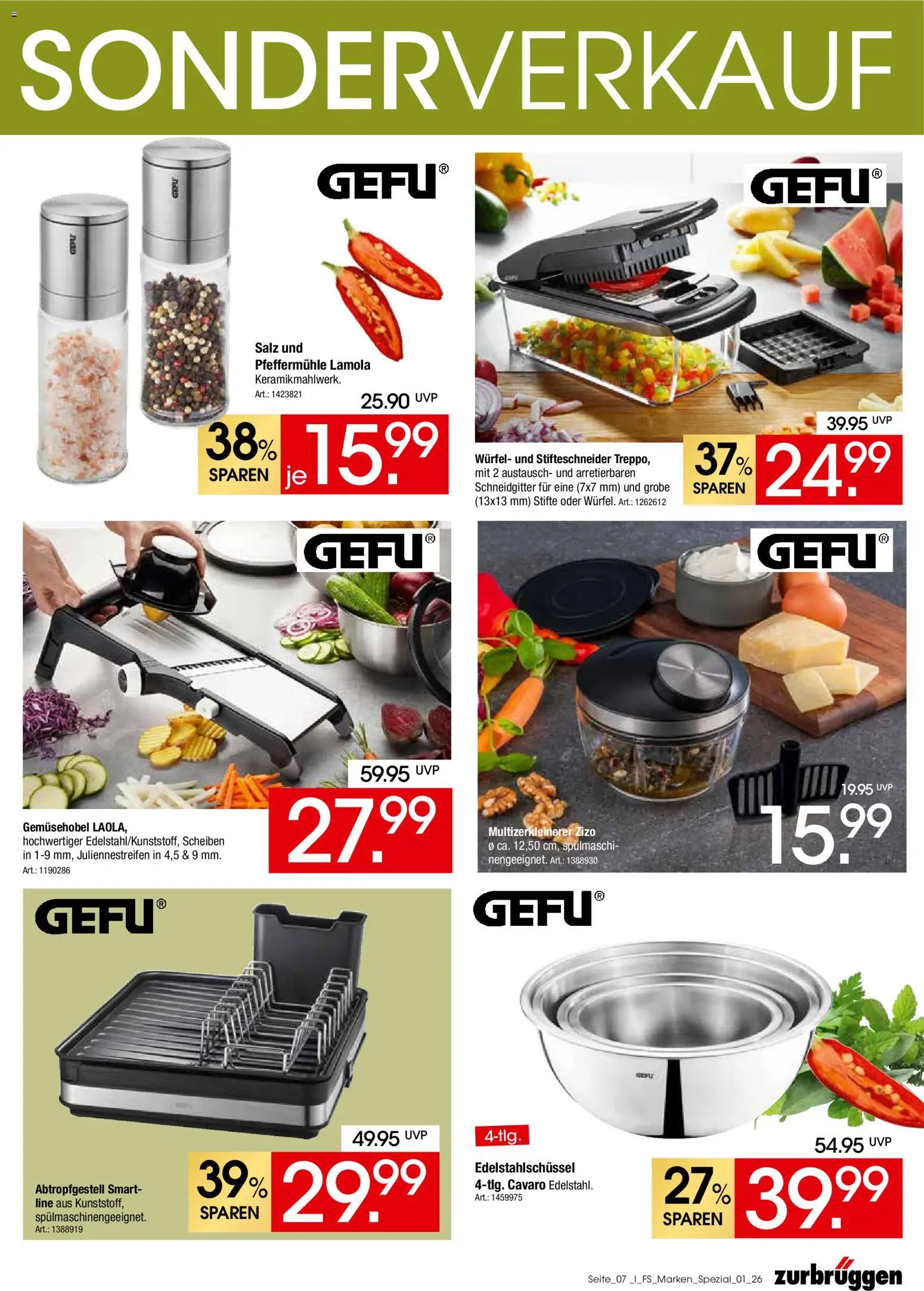 Zurbrüggen Marken-Spezial – gültig ab 16.04.2026 | Seite: 7 | Produkte: Salz