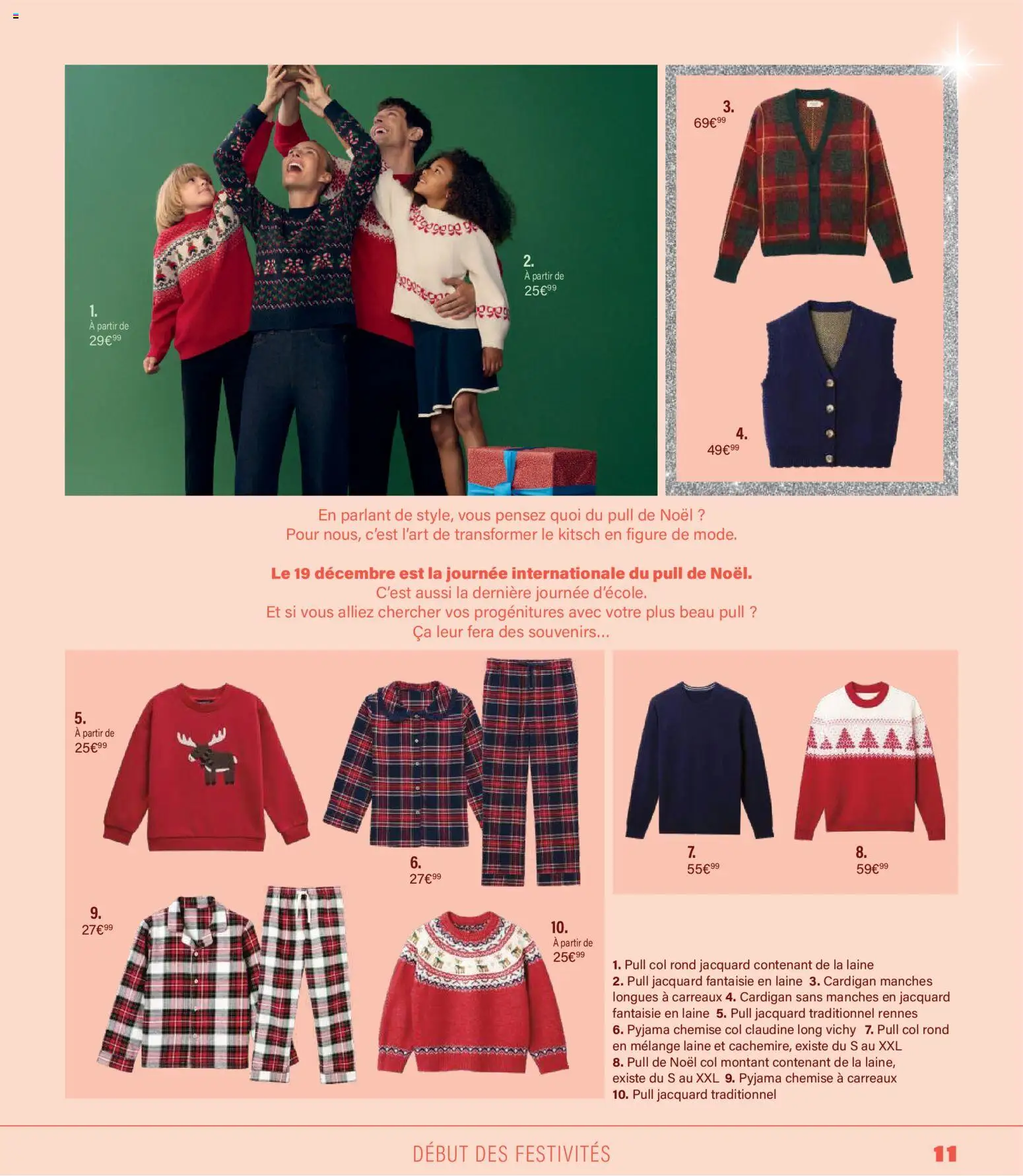 {H1} | Page: 11 | Produits: Cardigan, Chemise, Pull, Pull de noel