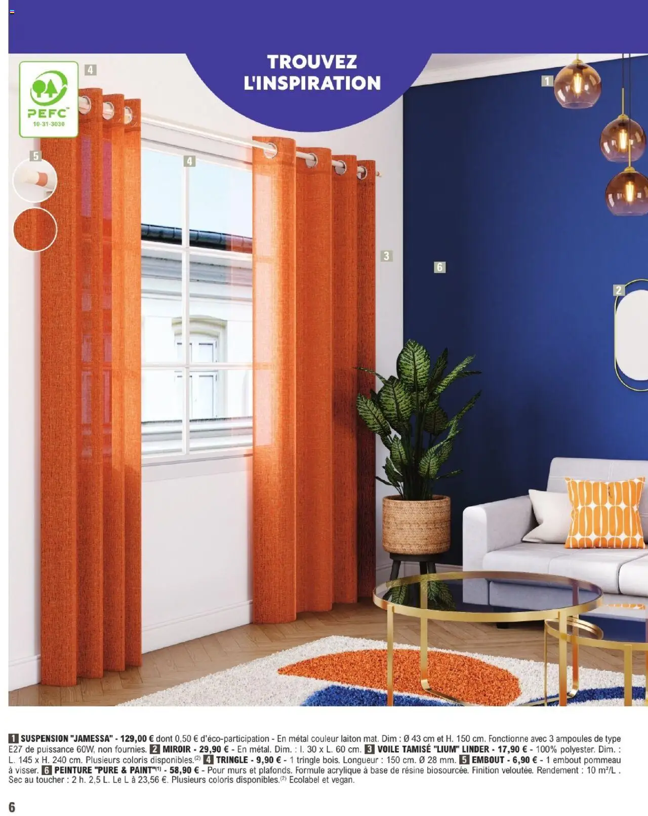  | Page: 6 | Produits: Base, Suspension, Miroir