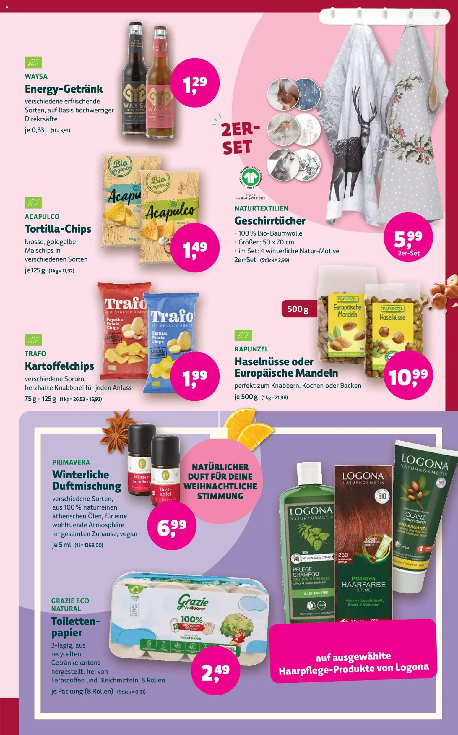 BioMarkt Prospekt – gültig ab 03.12.2025 | Seite: 11 | Produkte: Duft, Mandeln, Haarfarbe, Paprika