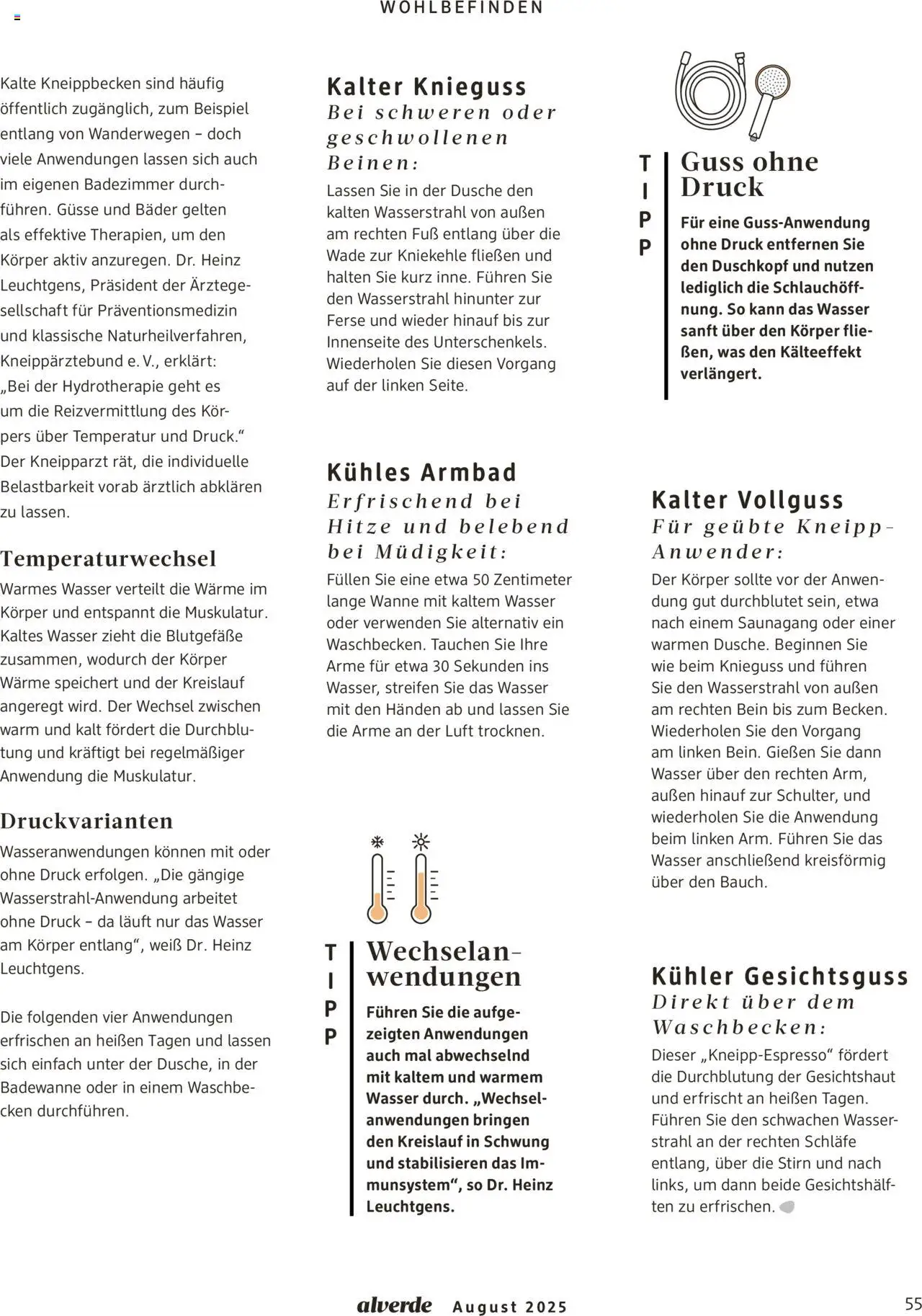 dm drogerie Prospekt 	 - gültig ab dem 01.08.2025 | Seite: 55 | Produkte: Waschbecken, Dusche, Wasser, Duschkopf