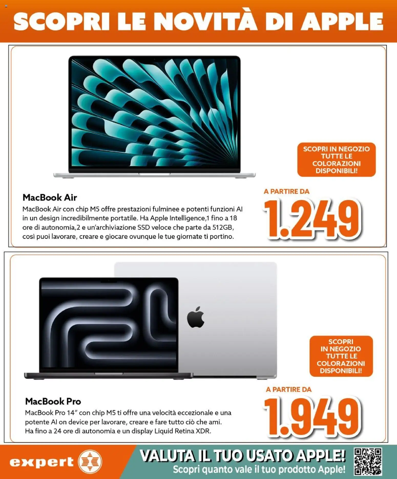 Volantino Expert del 12.03.2026 | Pagina: 29 | Prodotti: Macbook air, Macbook