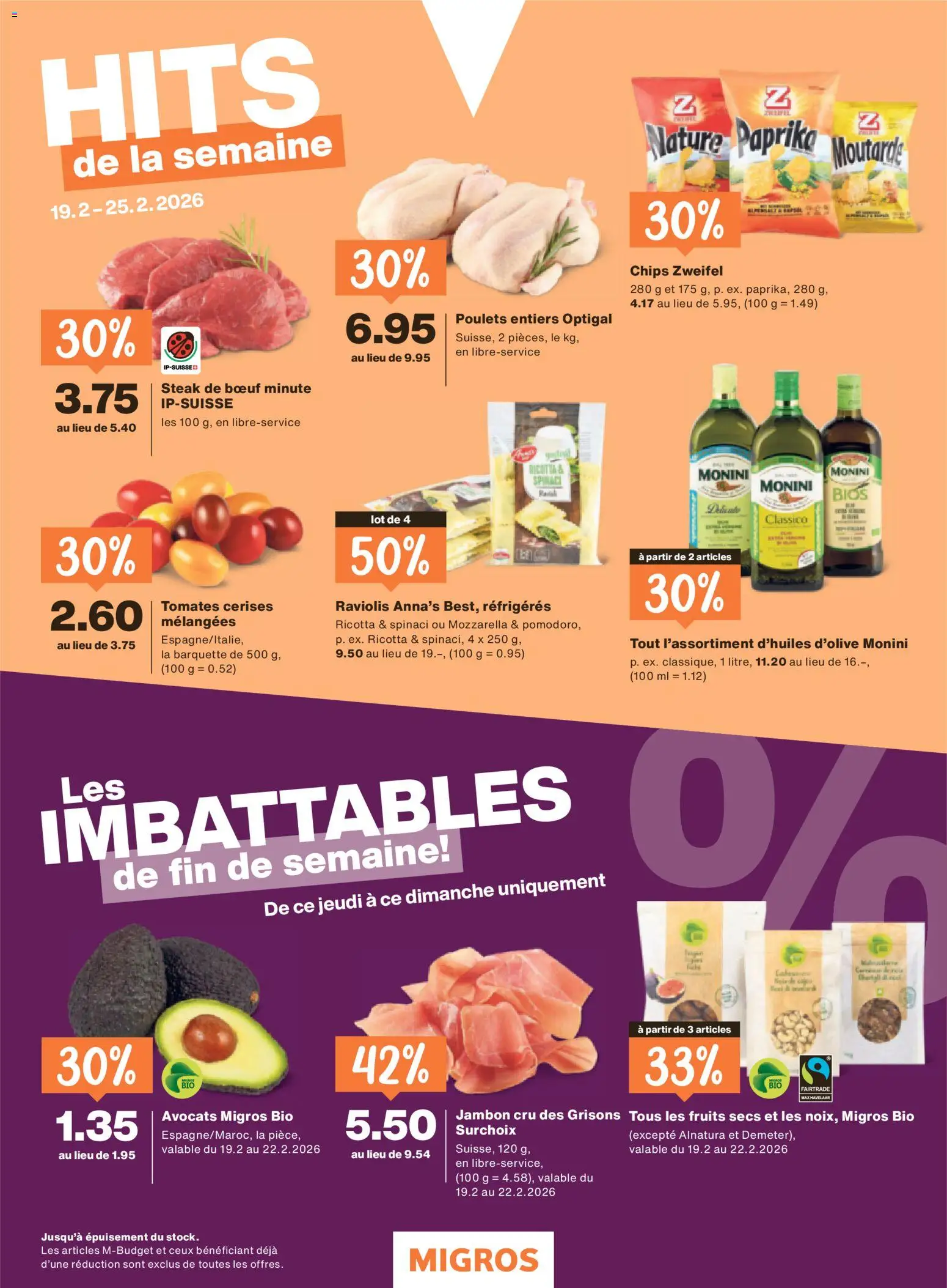 Migros Magazin FR – gültig ab 18.02.2026 | Seite: 48 | Produkte: Avocado, Chips