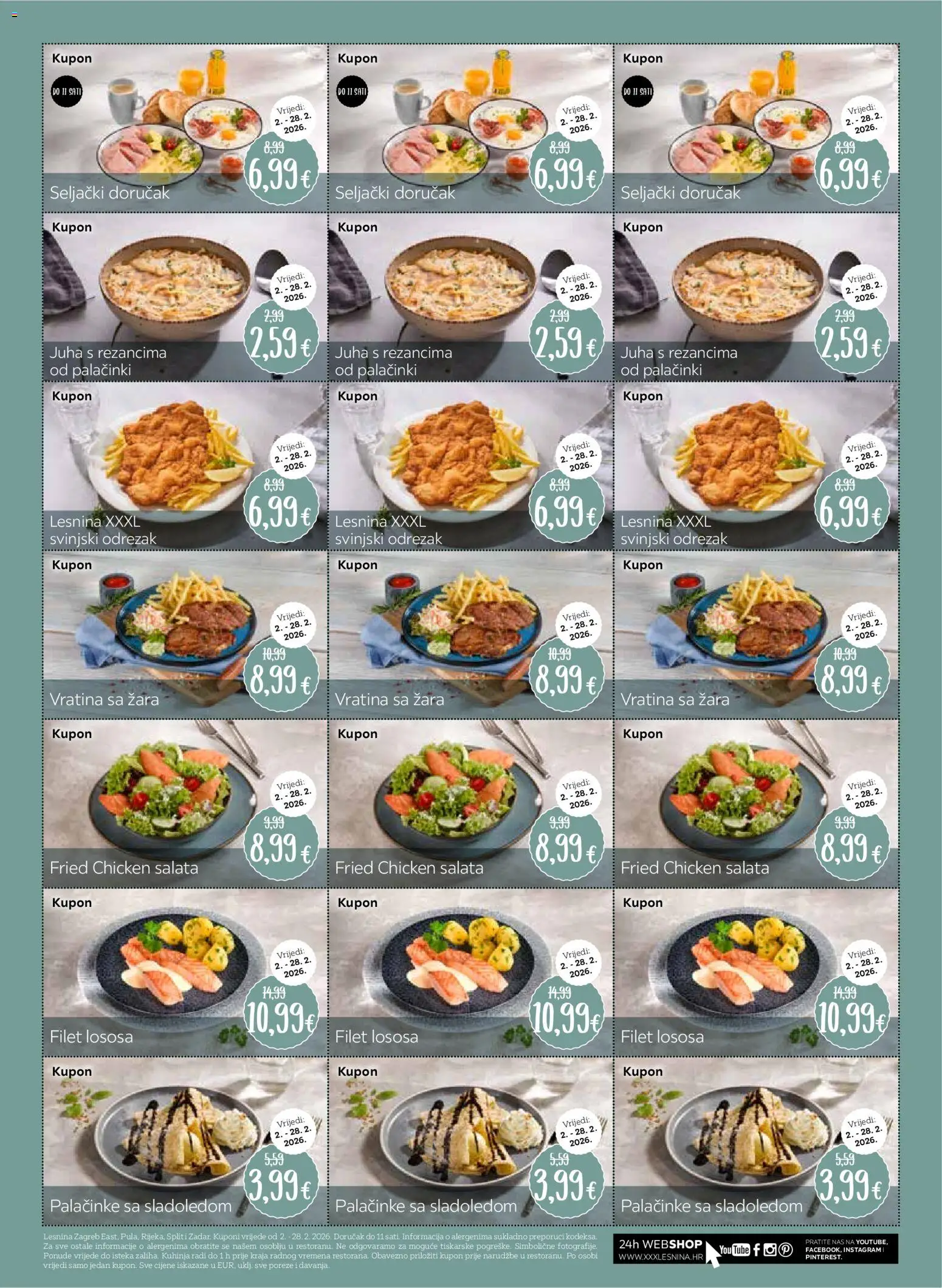 Lesnina katalog | vrijedi od 01.02.2026 | Stranica: 1 | Proizvodi: Salata, Juha, Sat, Kuhinja