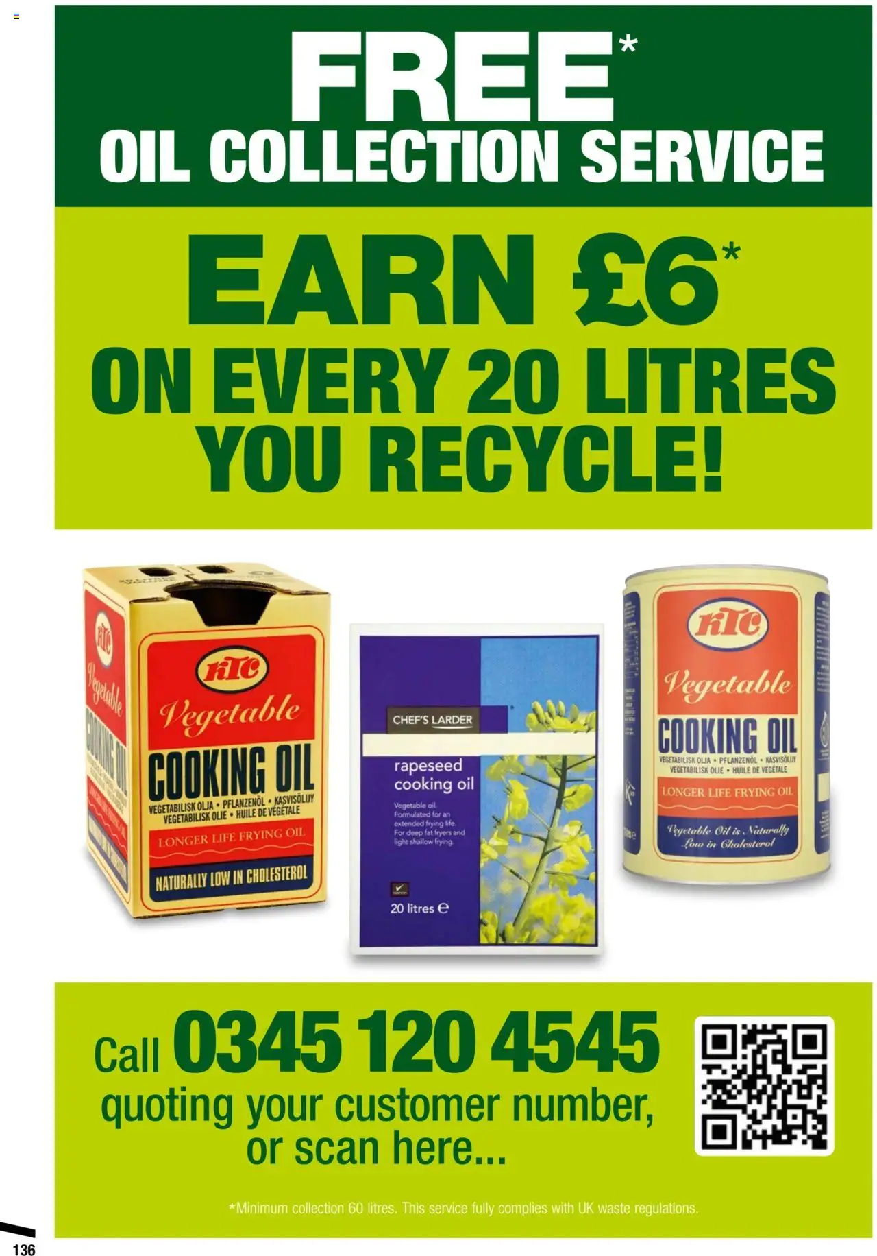  | Page: 136 | Products: Vegetable oil, Oil