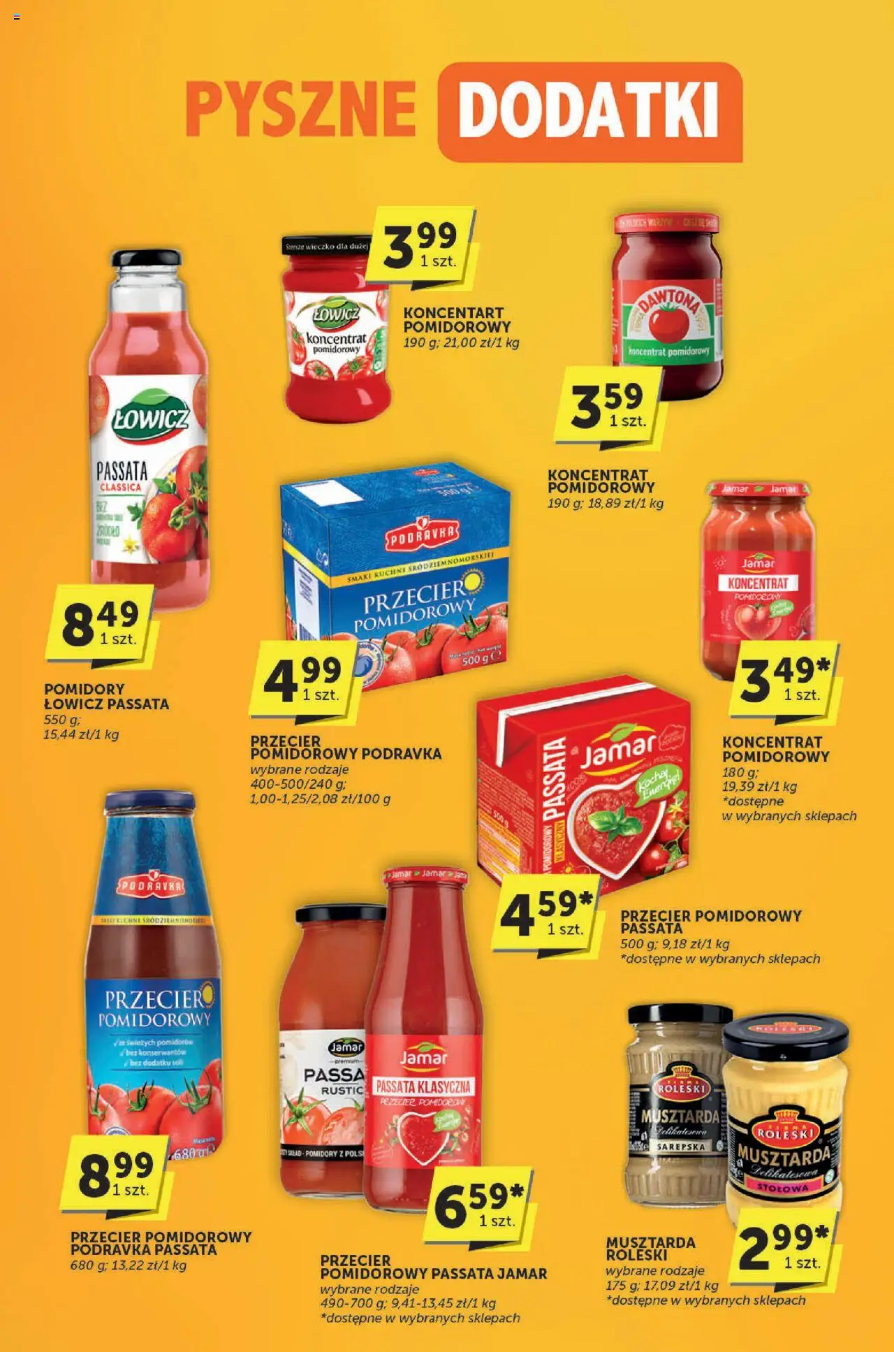 Groszek Gazetka - Katalog od 29.05.2025 | Strona: 14 | Produkty: Przecier pomidorowy, Koncentrat pomidorowy, Pomidory, Sól