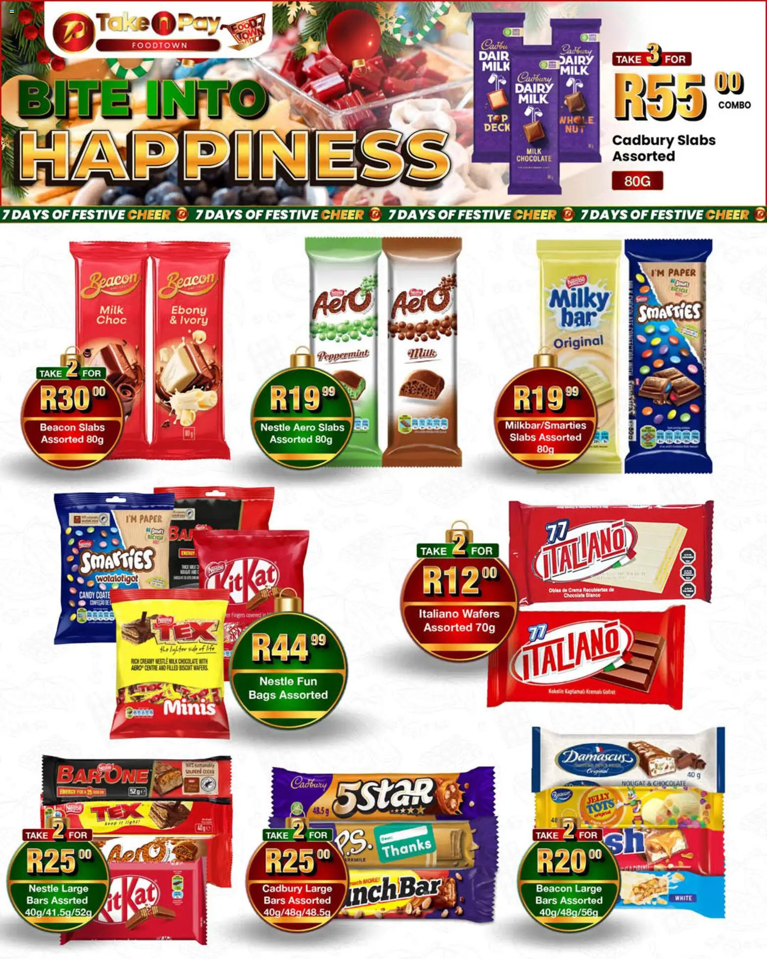 New Take n Pay catalogue – valid from 18.12.2025 | Page: 14 | Products: Milk, Chocolate, Paper