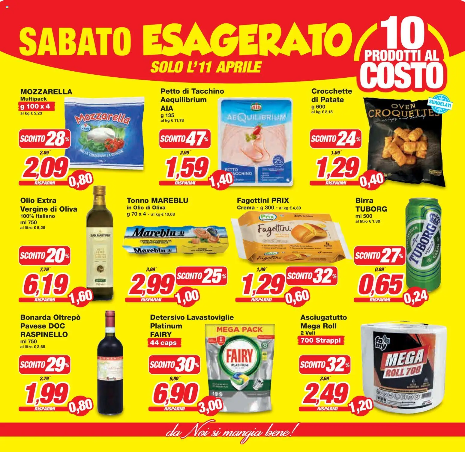 Volantino Prix del 10.04.2026 | Pagina: 24 | Prodotti: Crema, Birra, Patate, Olio di Oliva