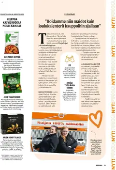 K-Market-mainoslehti voimassa 01.10.2025 alkaen | Sivu: 15 | Tuotteet: Voi, Kahvi, Falafel