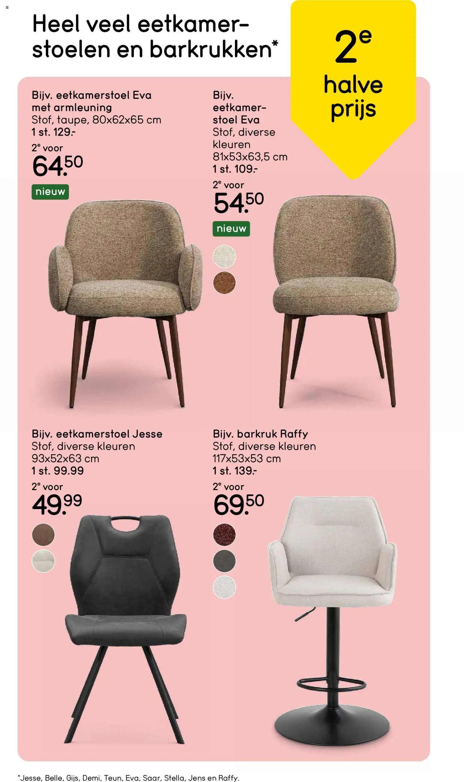 {H1} | Pagina: 11 | Producten: Stoel