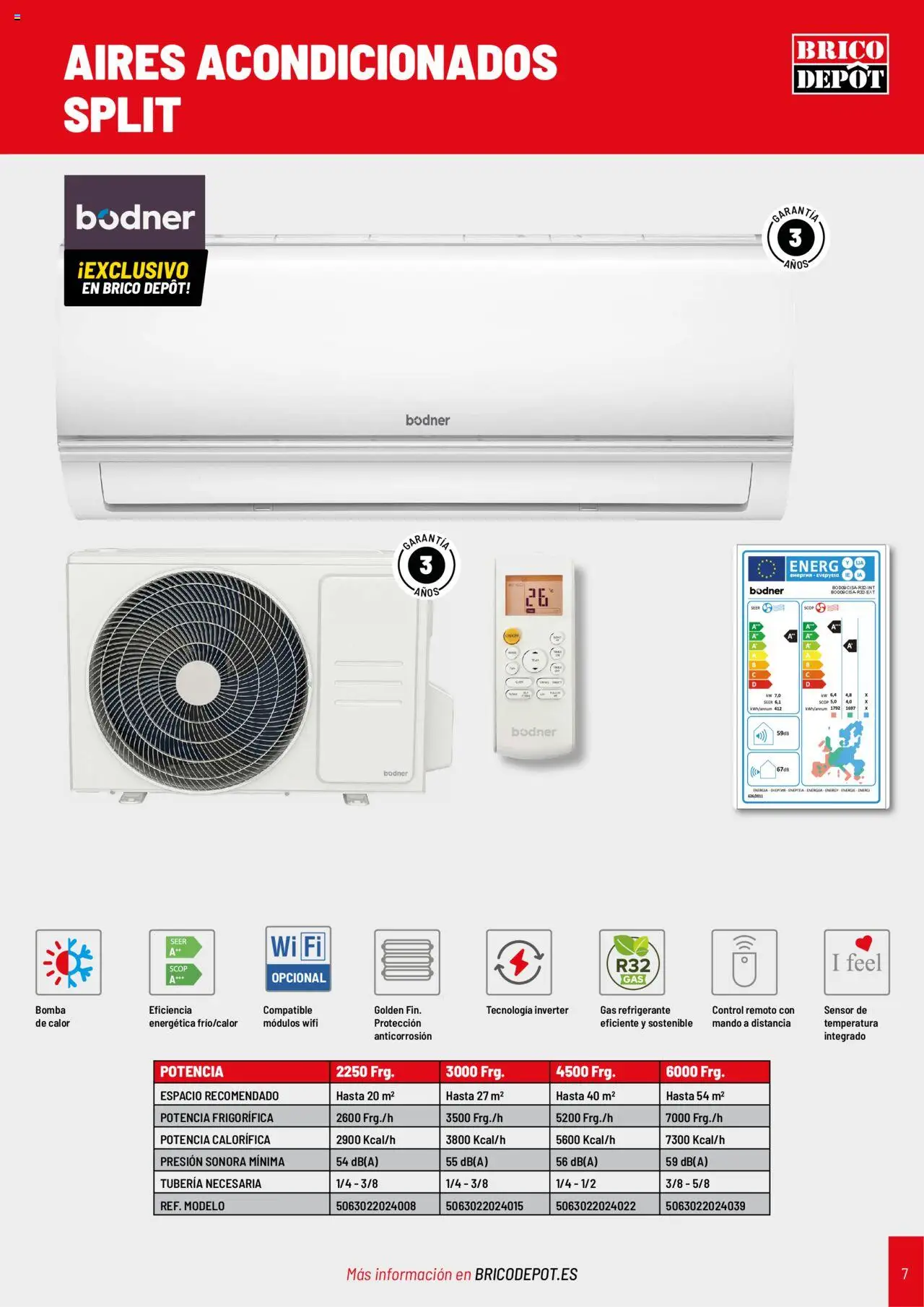 Brico Depôt Catálogo Climatización │ válido desde el 27.06.2025 | Página: 7