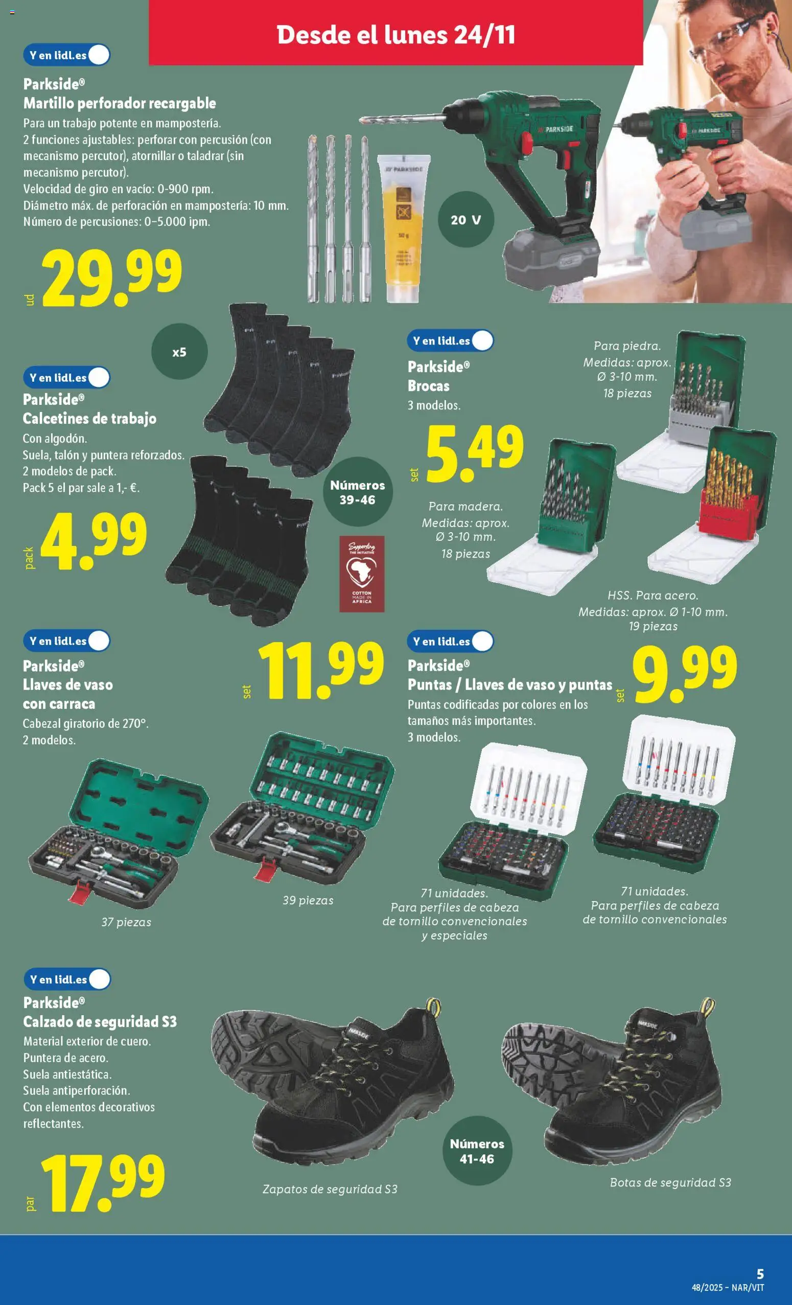 Lidl - Black Friday │ válido desde el 24.11.2025 | Página: 7 | Productos: Botas