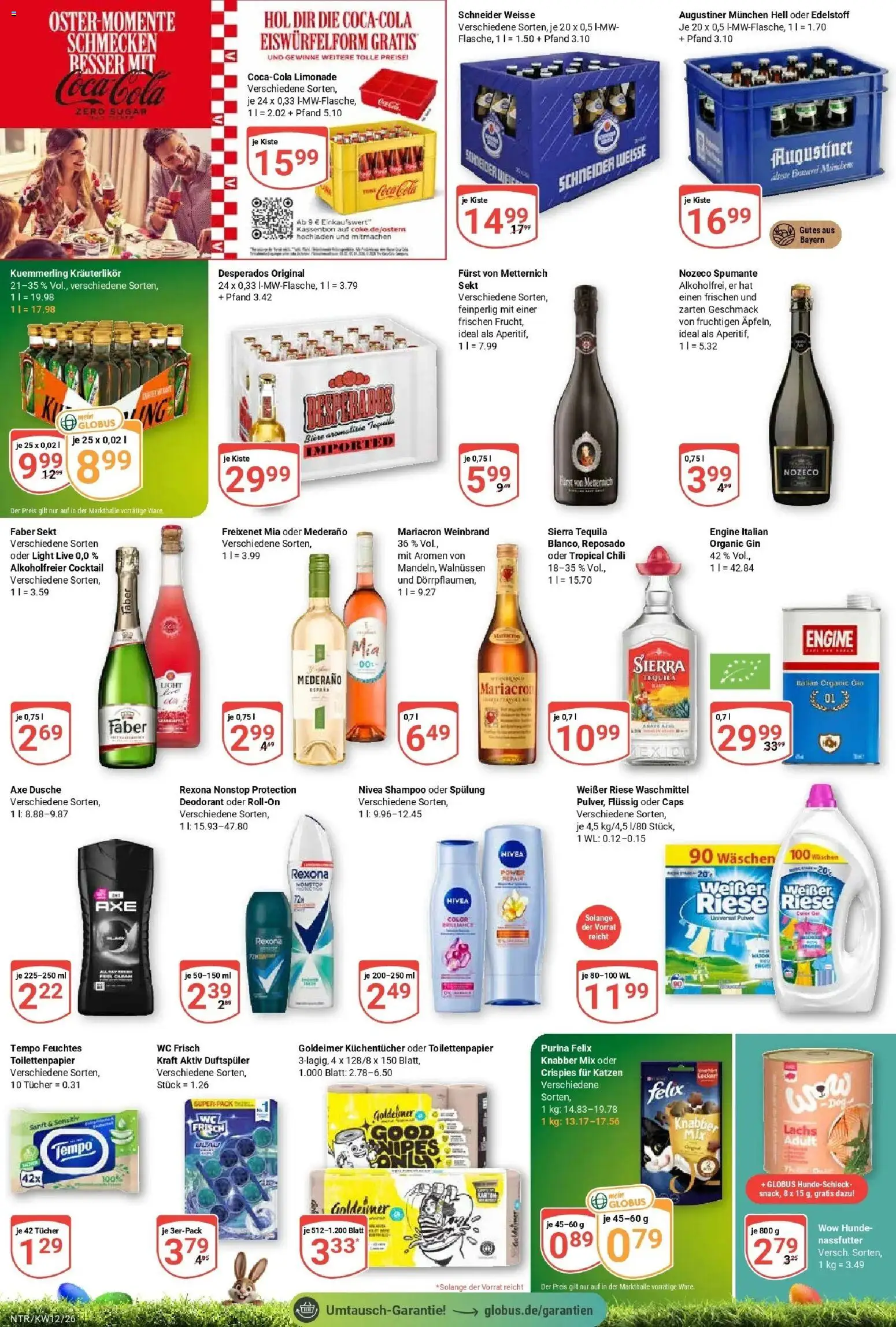 Globus prospekt Neutraubling	 – gültig ab 15.03.2026 | Seite: 3 | Produkte: Furst von metternich, Lachs, Kuemmerling, Wc frisch