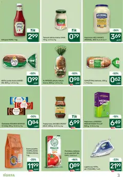 NORFA leidinys galioja nuo 22.01.2026 | Puslapis: 3 | Prekių: Pupelės, Šokoladas, Druska, Lygintuvas