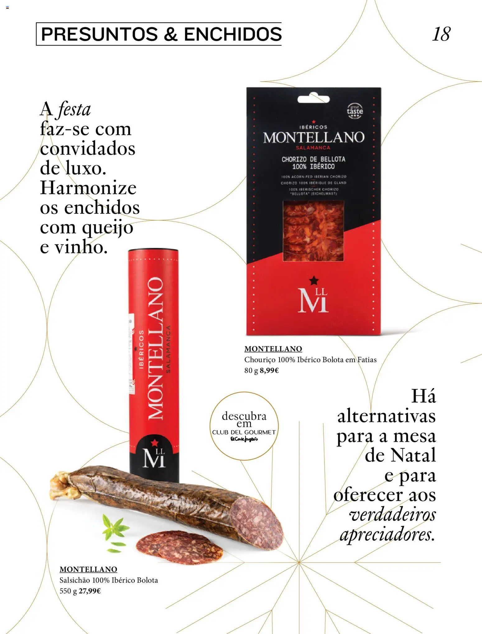 El Corte Ingles folheto │ válido de 26.11.2025 | Página: 18 | Produtos: Mesa, Queijo, Chouriço