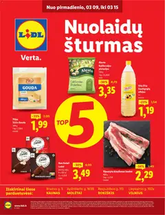 LIDL leidinys galioja nuo 09.03.2026
