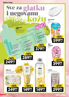 Idea Katalog neprehrane - pregled Idea kataloga - važi od 16.04.2026 | Strana: 18 | Proizvode: Krema, Piling, Krema za ruke, Gel za tuširanje