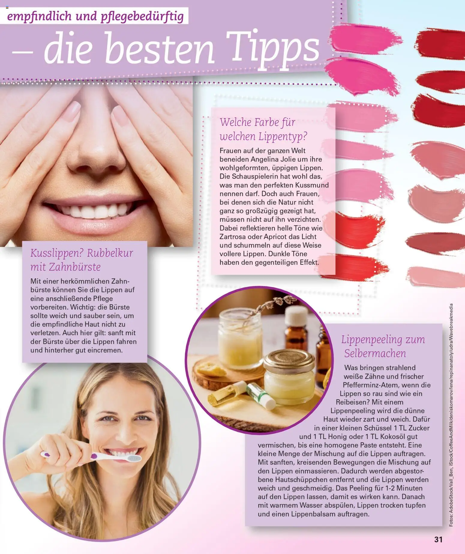 Poco Wohnwelt Winter 2025 – gültig ab 01.12.2025 | Seite: 31 | Produkte: Zahnbürste, Wasser, Zucker, Lippenbalsam