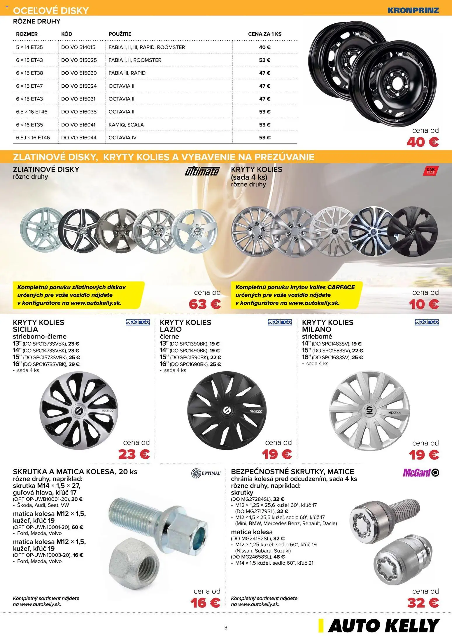 Nové Auto Kelly akcie – leták je platný od 28.10.2025 | Strana: 3