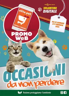 Anteprima del volantino Elite Supermercati Pet catalogo valido a partire dal 22.01.2026