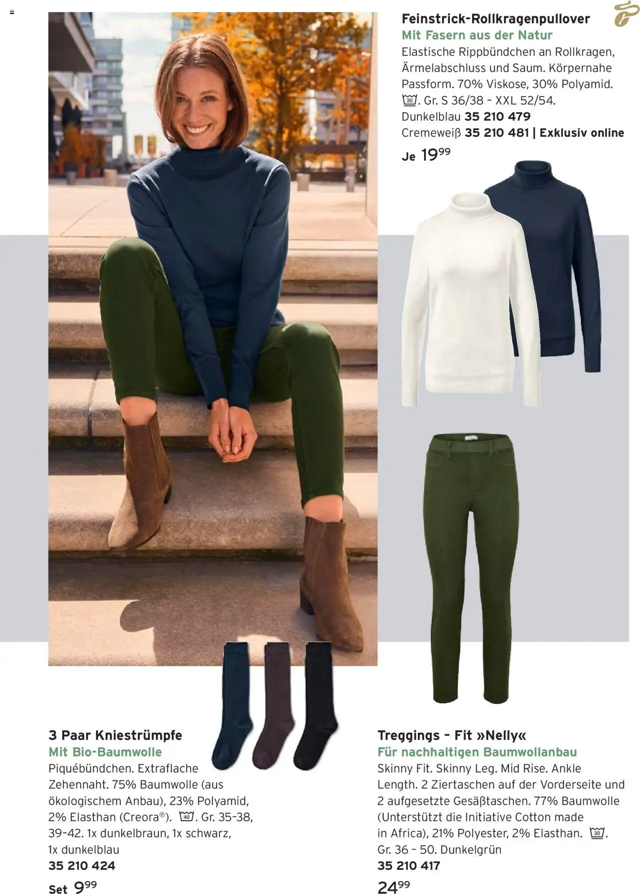 Prospekt Tchibo Happy Herbst für alle – gültig ab 24.09.2025 | Seite: 13 | Produkte: Kniestrümpfe