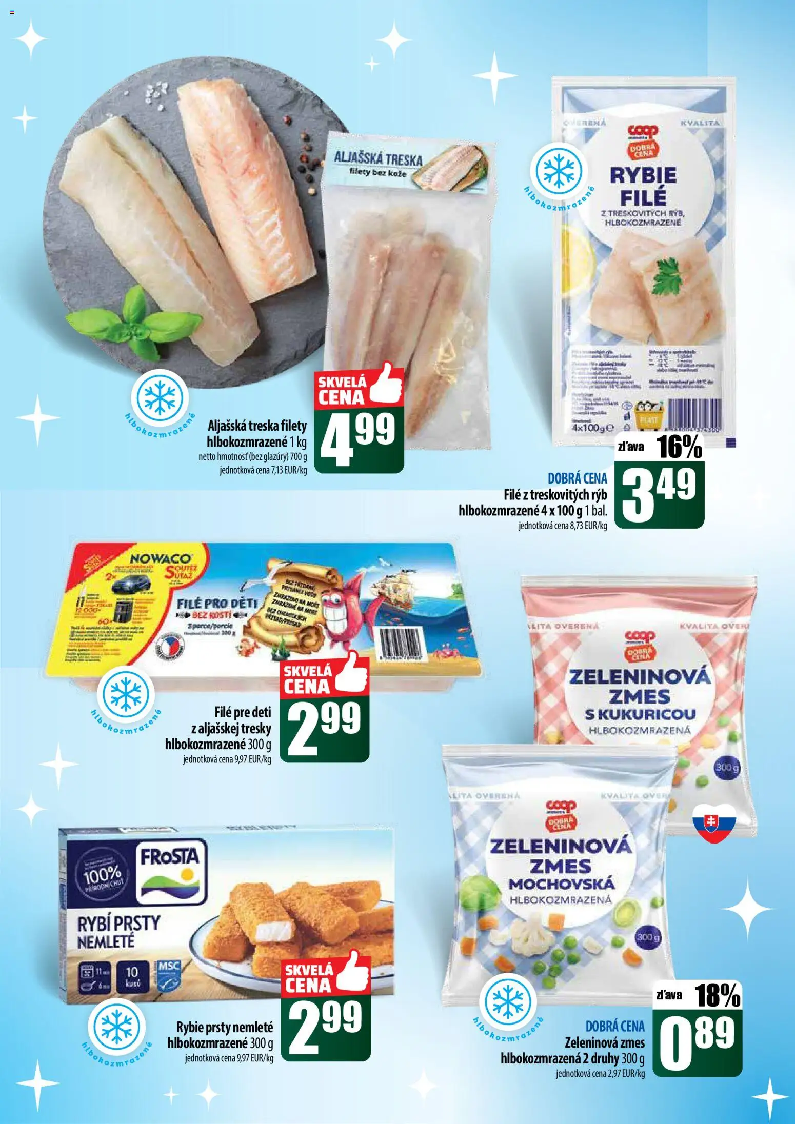 Nové COOP Jednota akcie – leták je platný od 18.12.2025 | Strana: 14 | Produkty: Treska