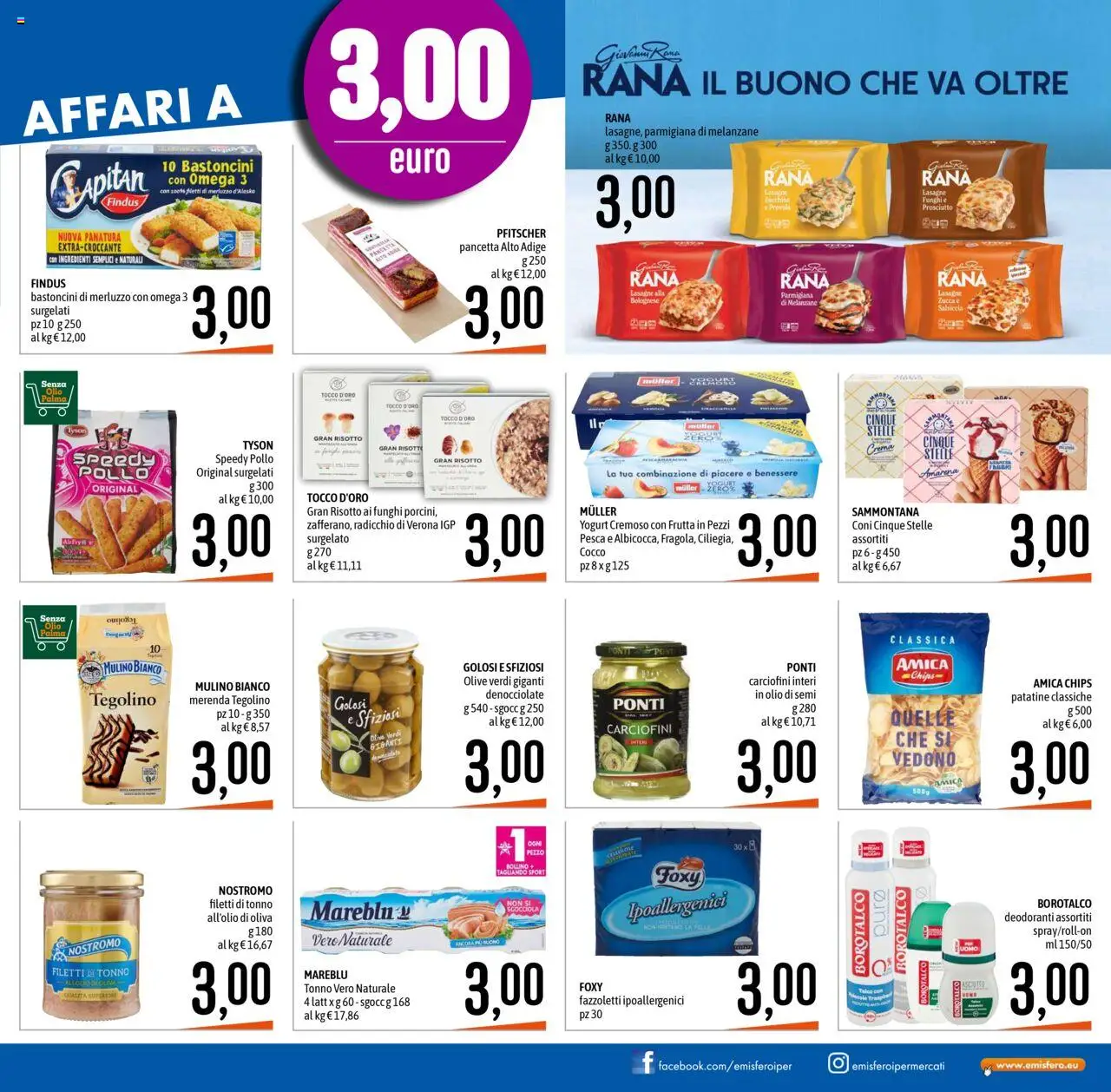 Volantino Emisfero del 11.09.2025 | Pagina: 7 | Prodotti: Pollo, Pancetta, Pesca, Zucchine