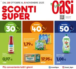 Anteprima del volantino Volantino Oasi	 valido a partire dal 23.10.2025
