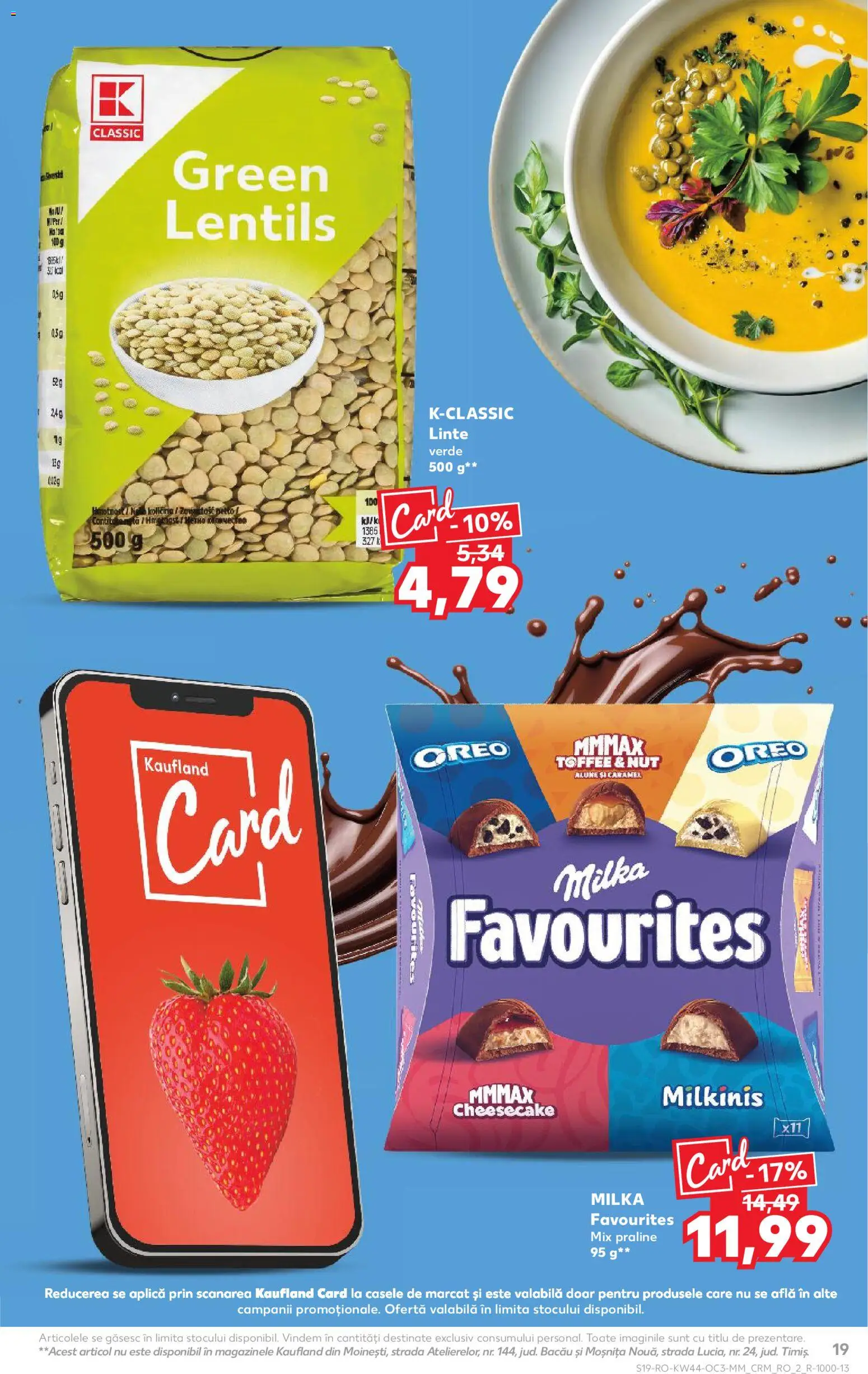 Noul catalog Kaufland – valabil de la 29.10.2025 | Pagină: 19 | Produse: Alune, Praline