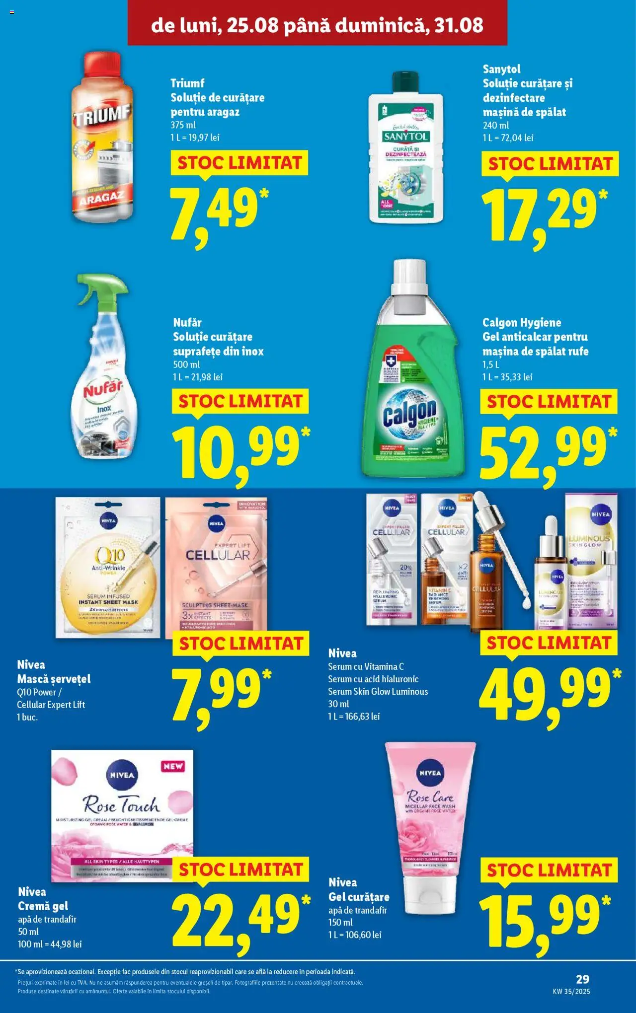 Catalog Lidl – valabil de la 25.08.2025 | Pagină: 29 | Produse: Mașină De Spălat, Aragaz, Trandafir, Demlik